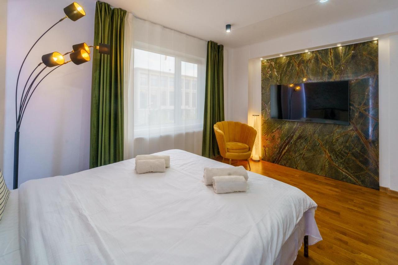 Main Square 5 Star Luxury Apartment With View 克卢日-纳波卡 外观 照片